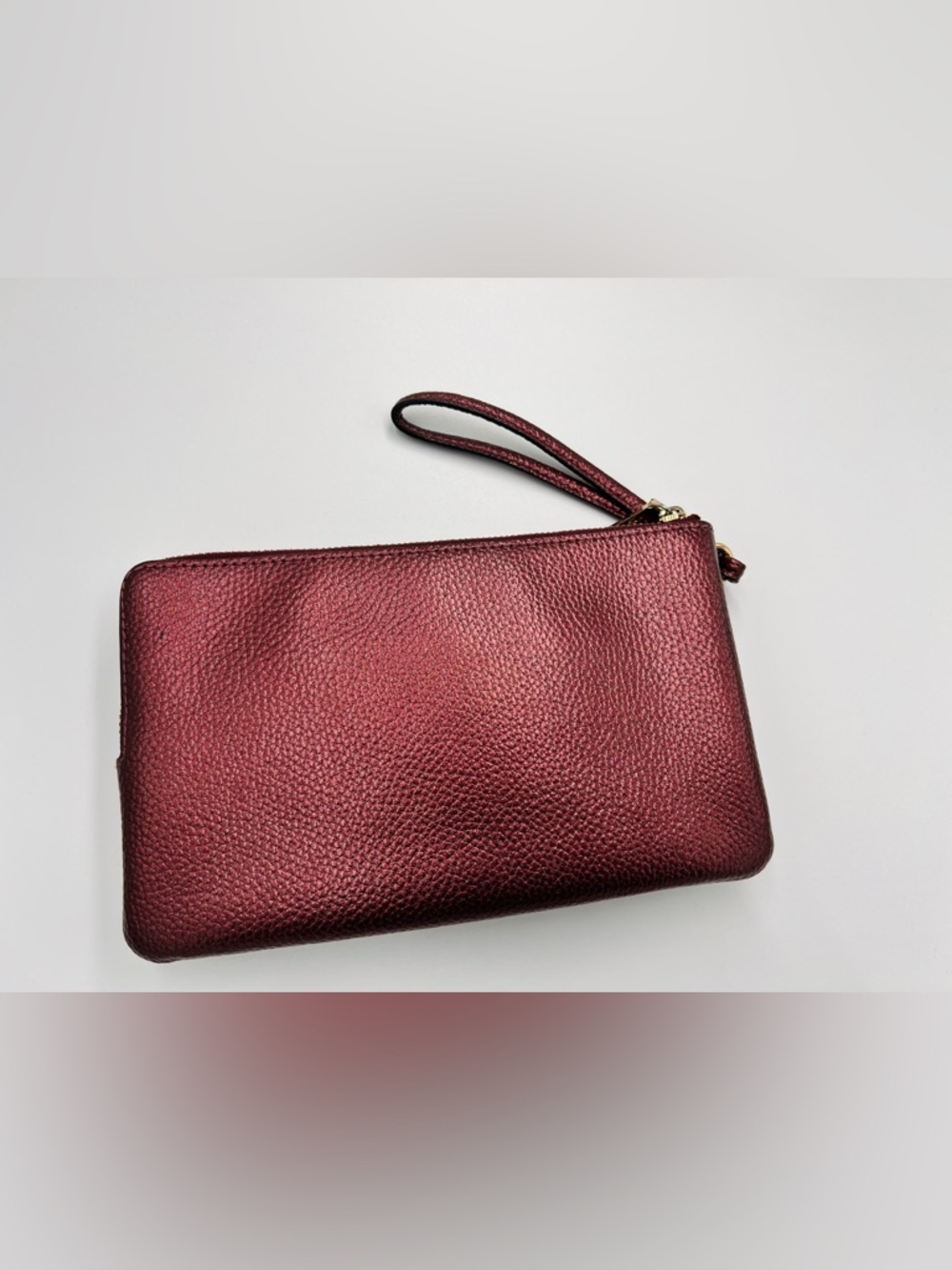 Coach Double Zip Large Wristlet EUC - Picture 2 of 9